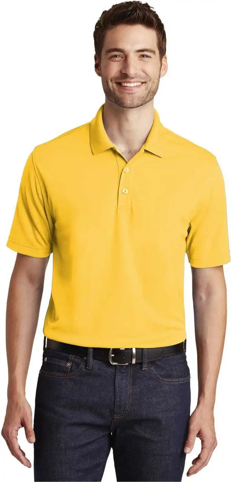 Port Authority K110 Dry Zone Uv Micro Mesh Polo Sunburst Yellow
