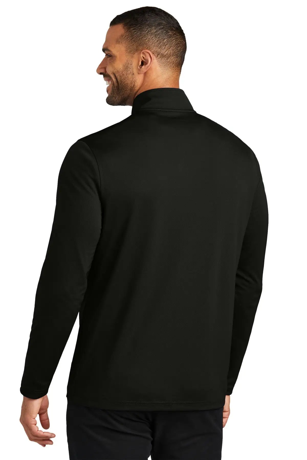 Port Authority K112 Dry Zone Uv Micro-mesh 1/4-zip - Deep Black