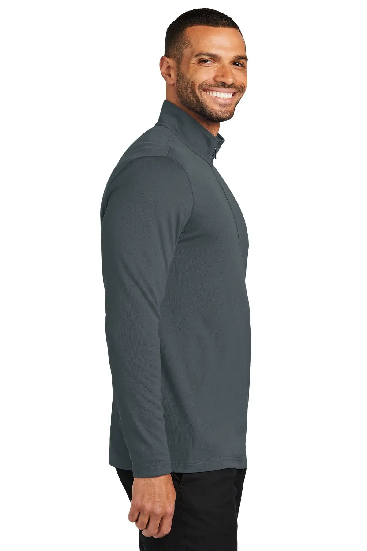 Port Authority K112 Dry Zone Uv Micro-mesh 1/4-zip - Graphite