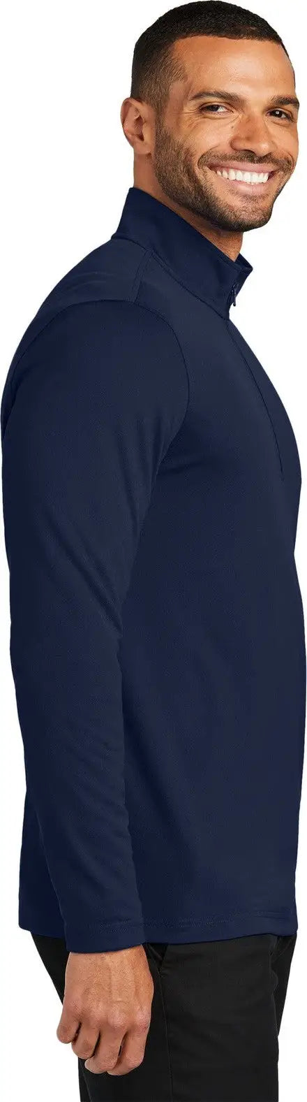 Port Authority K112 Dry Zone Uv Micro-mesh 1/4-zip - River Blue Navy