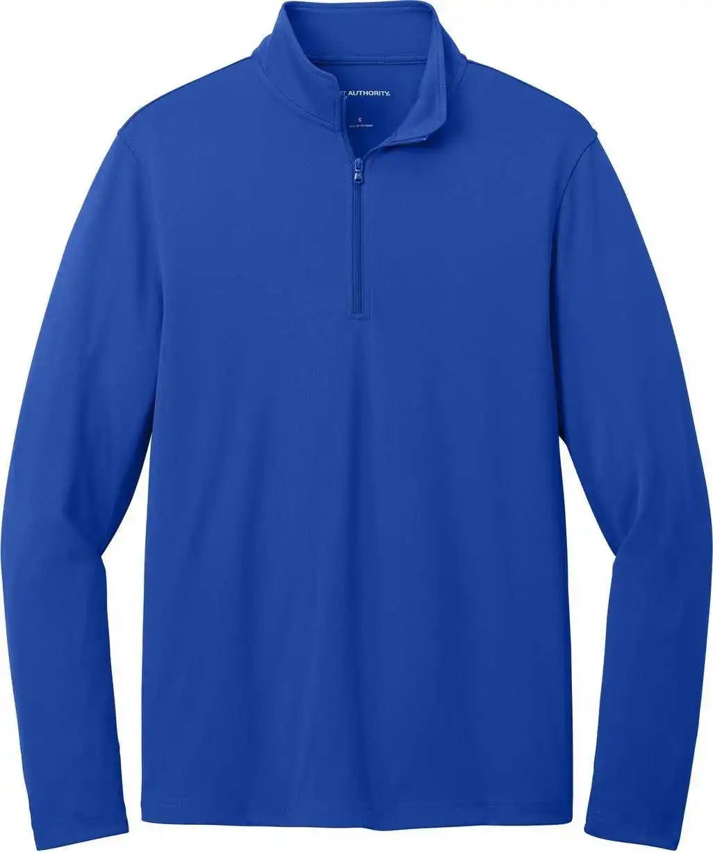 Port Authority K112 Dry Zone Uv Micro Mesh 1/4 Zip True Royal