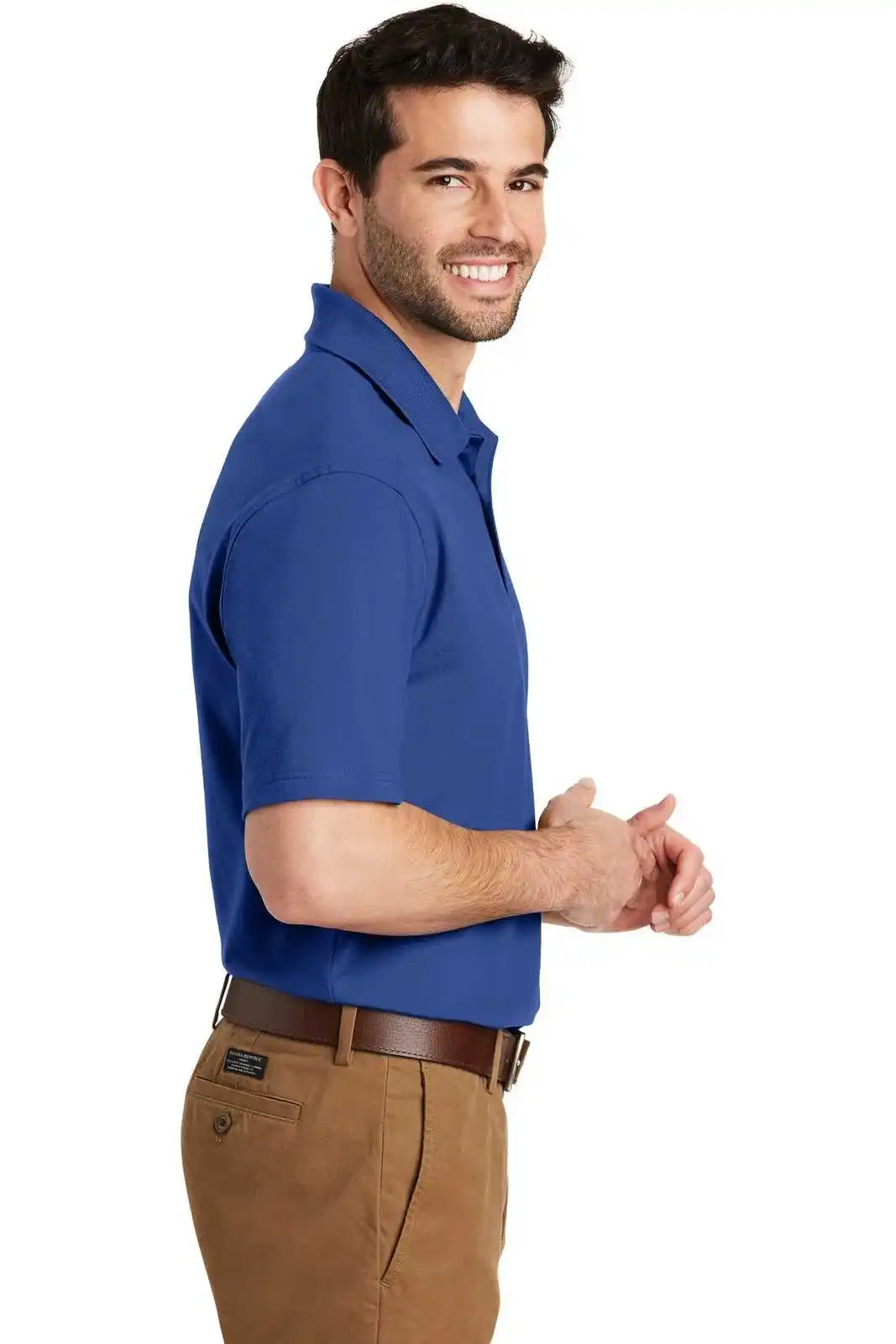 Port Authority K164 Superpro Knit Polo - True Blue