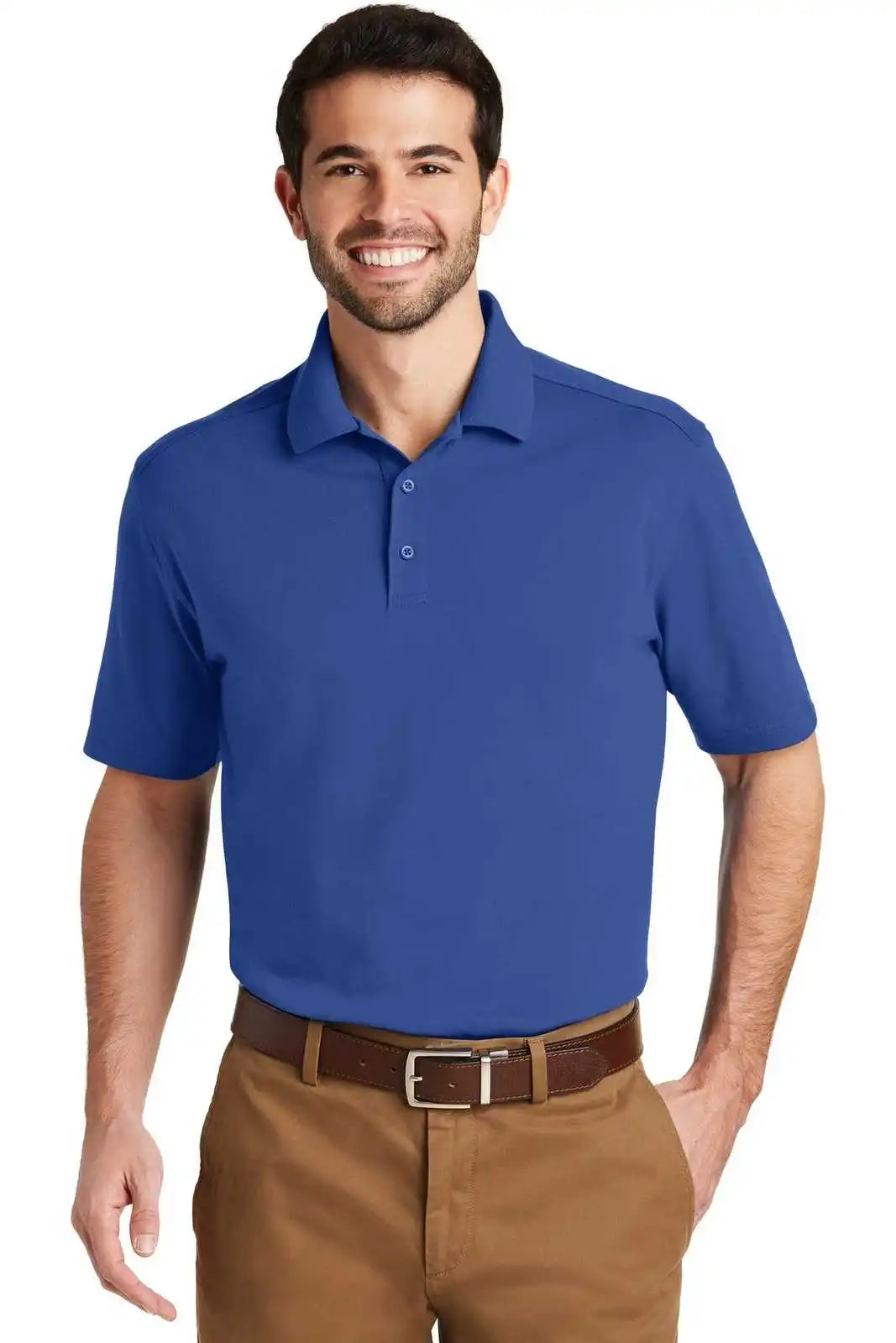 Port Authority K164 Superpro Knit Polo - True Blue