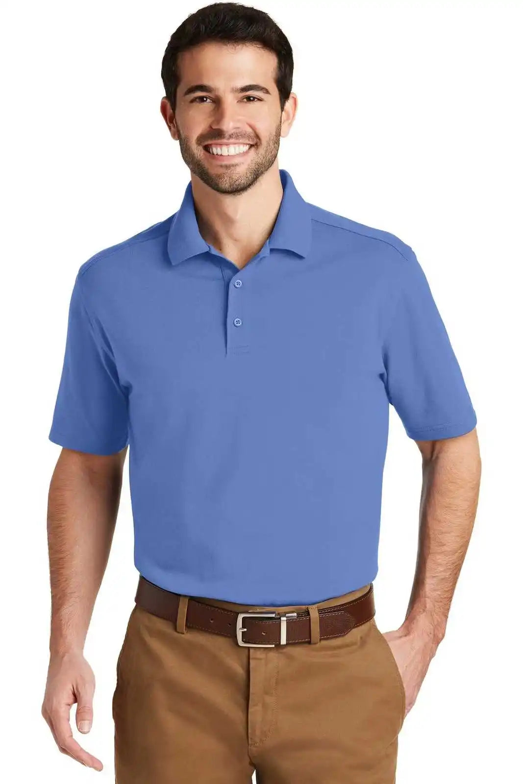 Port Authority K164 Superpro Knit Polo - Ultramarine Blue