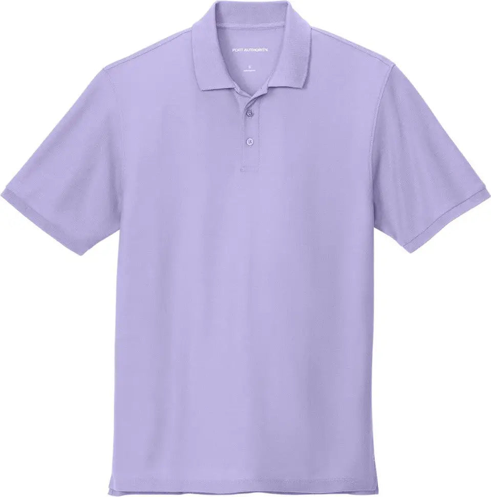 Port Authority K200 Wearever Signature Pique Polo - Bright Lavender