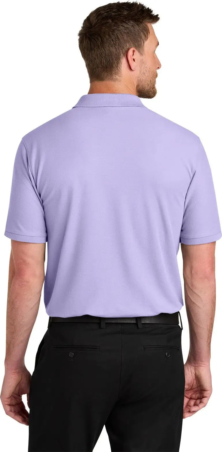 Port Authority K200 Wearever Signature Pique Polo - Bright Lavender