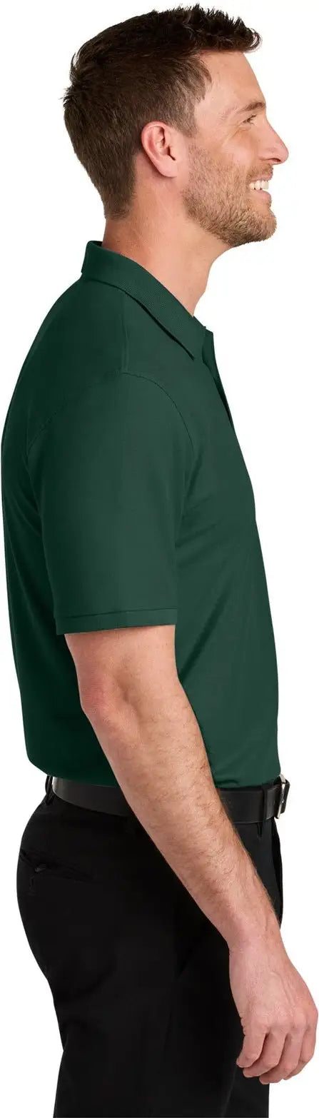 Port Authority K200 Wearever Signature Pique Polo - Dark Green