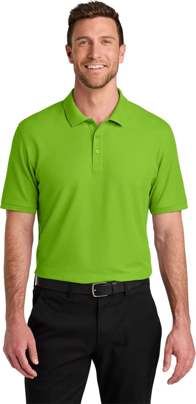 Port Authority K200 Wearever Signature Pique Polo - Lime