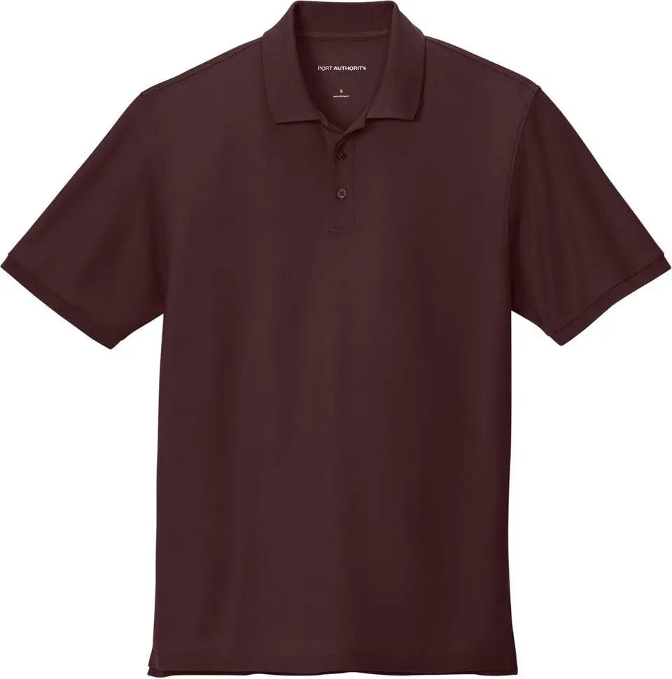 Port Authority K200 Wearever Signature Pique Polo - Maroon