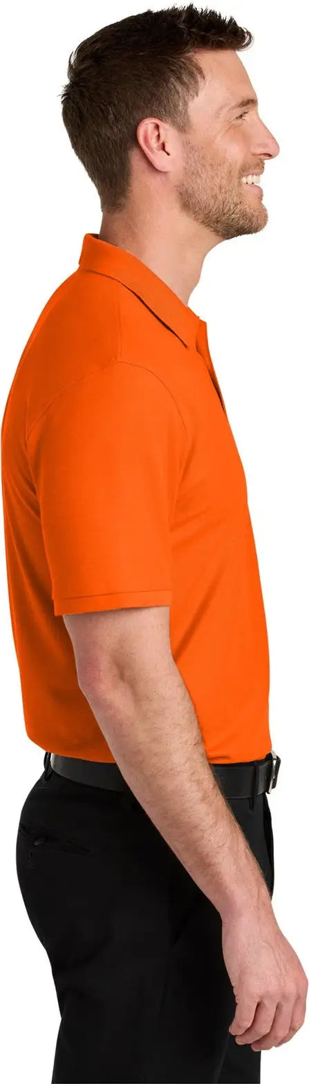 Port Authority K200 Wearever Signature Pique Polo - Neon Orange