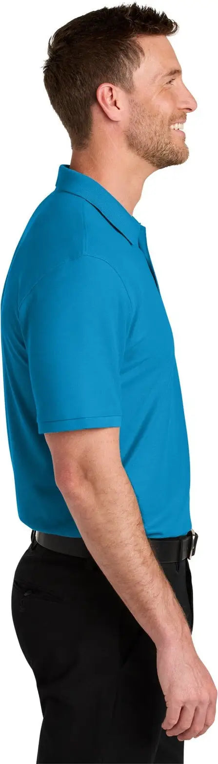 Port Authority K200 Wearever Signature Pique Polo - Parcel Blue
