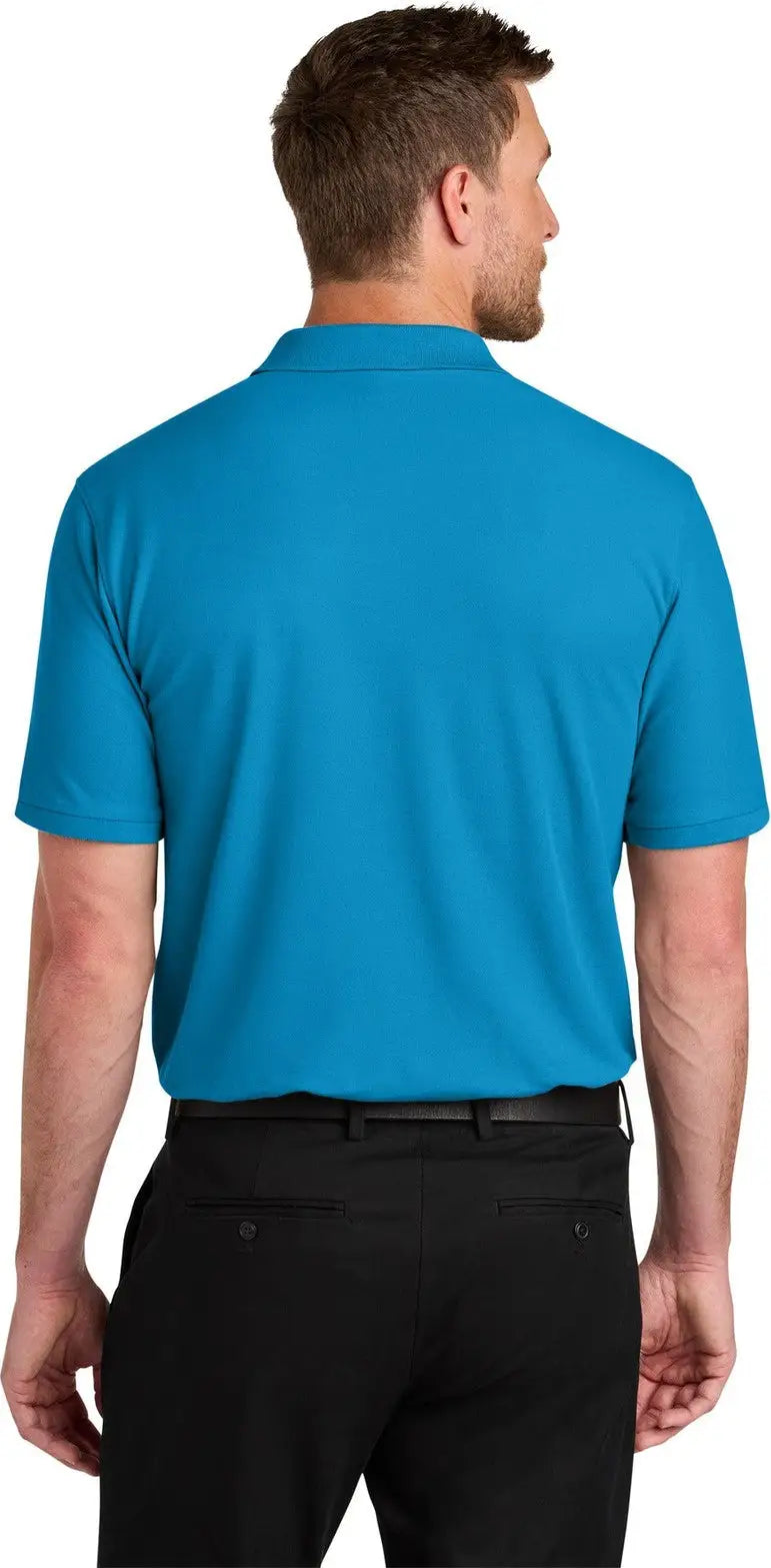 Port Authority K200 Wearever Signature Pique Polo - Parcel Blue