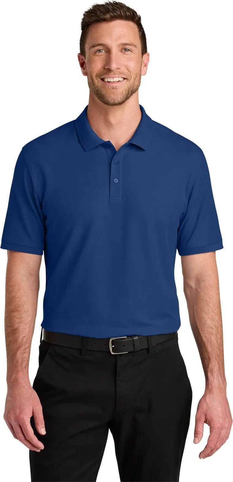 Port Authority K200 Wearever Signature Pique Polo - Royal - Adult Xs