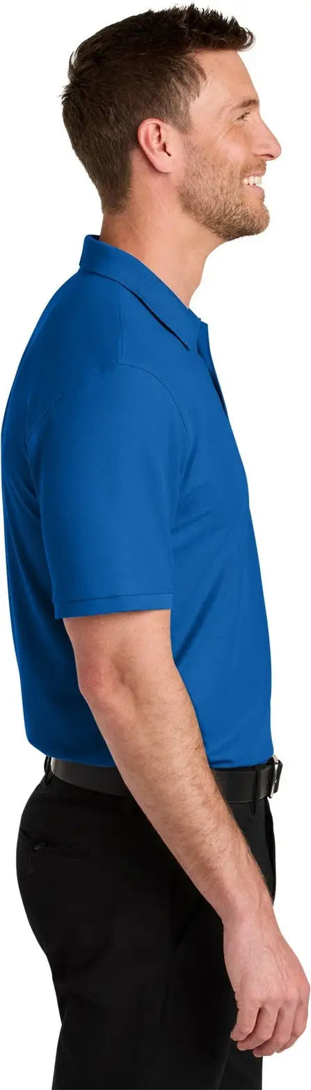 Port Authority K200 Wearever Signature Pique Polo - Strong Blue
