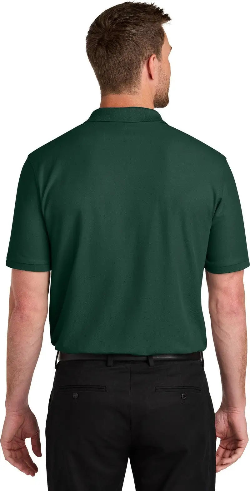 Port Authority K200p Wearever Signature Pique Pocket Polo - Dark Green
