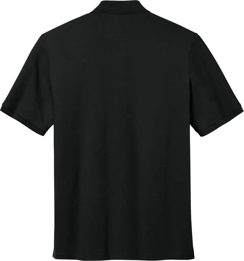 Port Authority K200p Wearever Signature Pique Pocket Polo - Deep Black