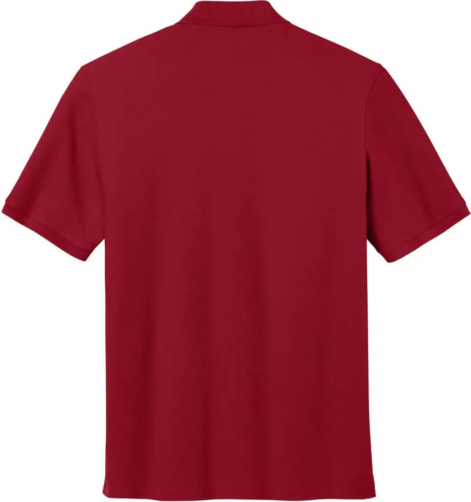 Port Authority K200p Wearever Signature Pique Pocket Polo - Rich Red