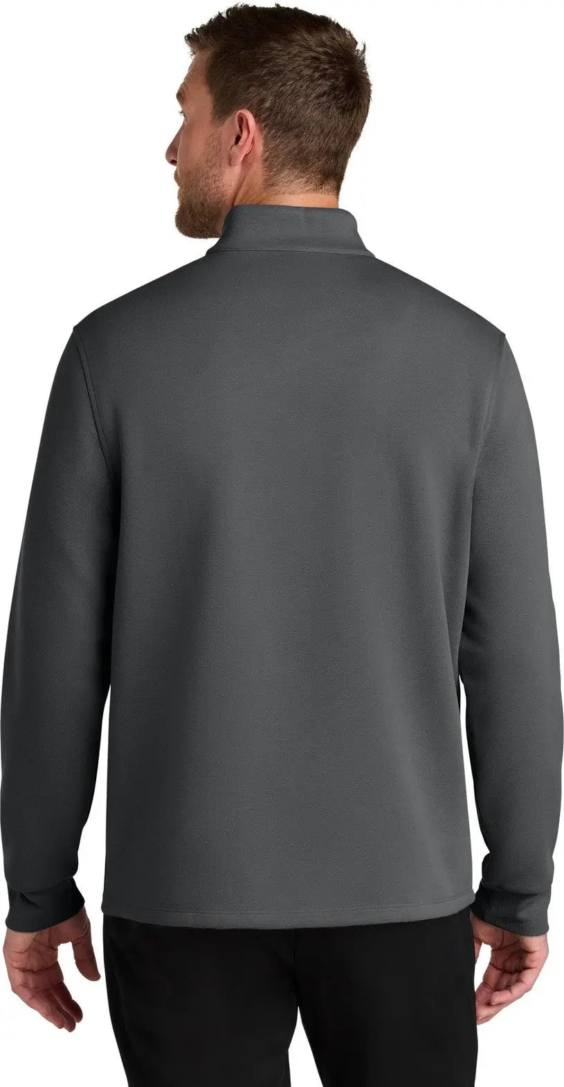Port Authority K210 Wearever Signature Double Pique 1/4-zip - Storm Gray