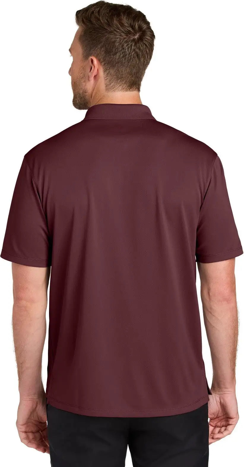 Port Authority K240 Wearever Performance Pique Polo - Burgundy