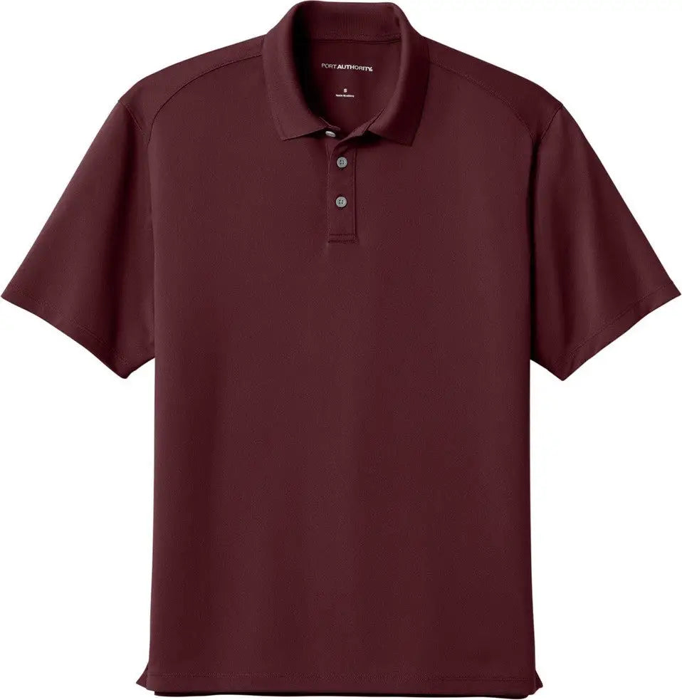 Port Authority K240 Wearever Performance Pique Polo - Burgundy