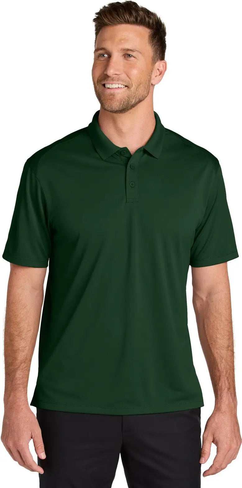 Port Authority K240 Wearever Performance Pique Polo - Deep Forest Green - Adult Xs