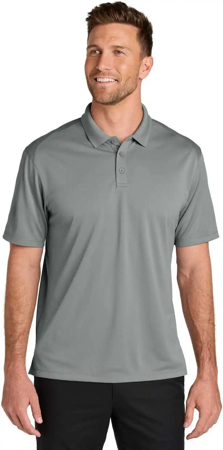 Port Authority K240 Wearever Performance Pique Polo Gusty Grey