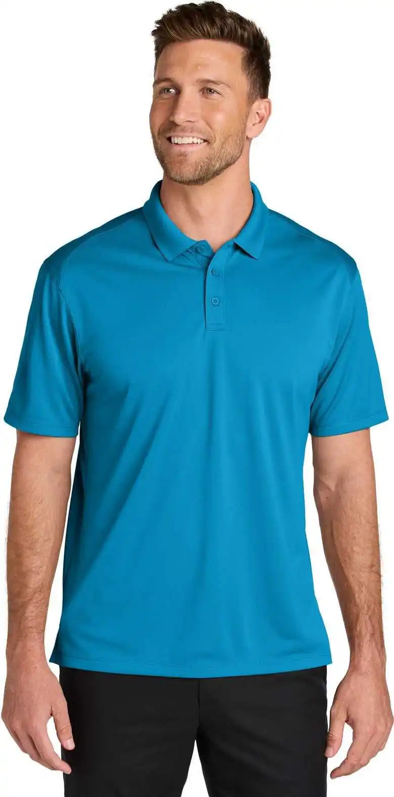 Port Authority K240 Wearever Performance Pique Polo - Parcelblue