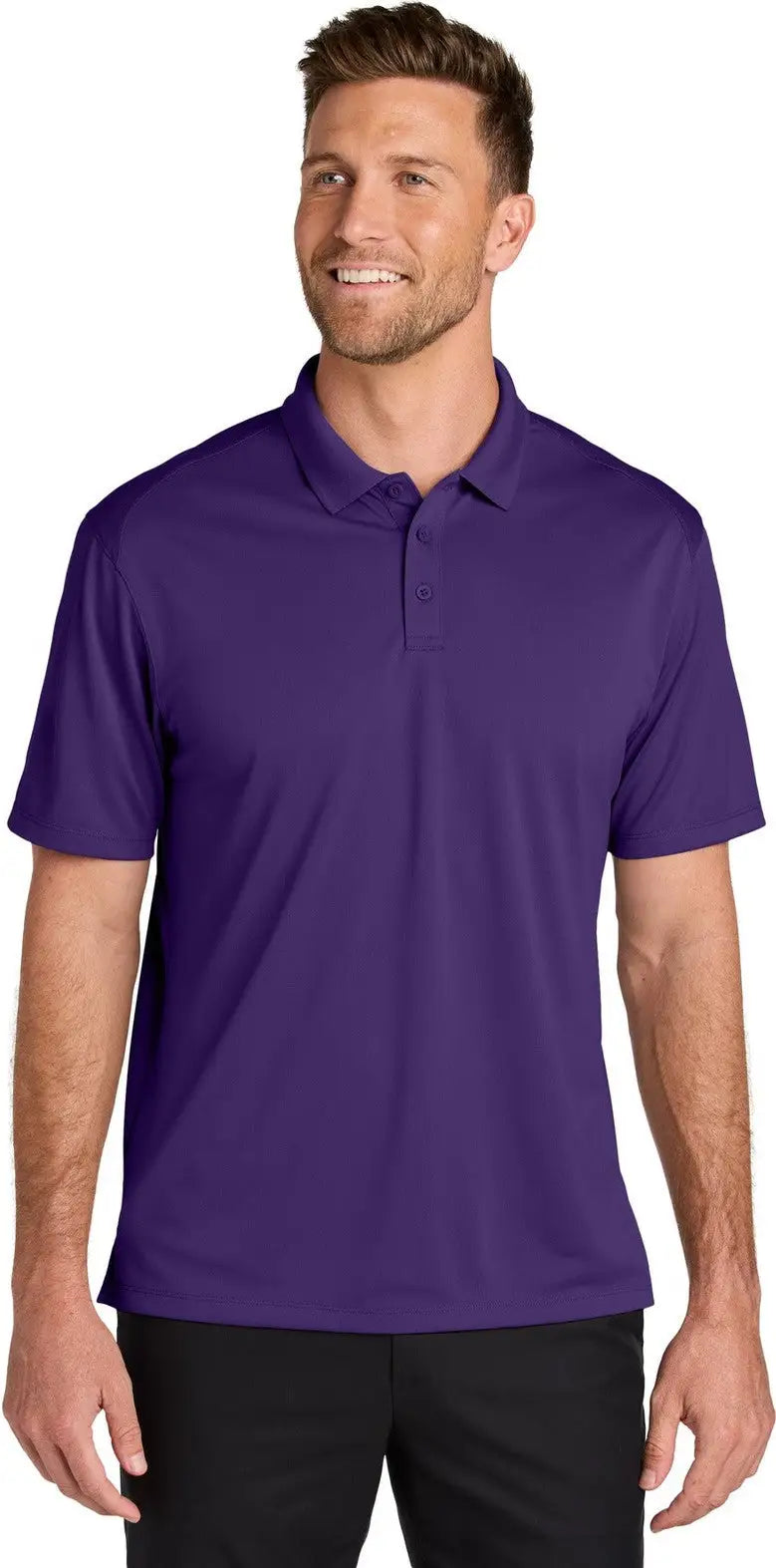 Port Authority K240 Wearever Performance Pique Polo - Prism Purple - Adult Xs