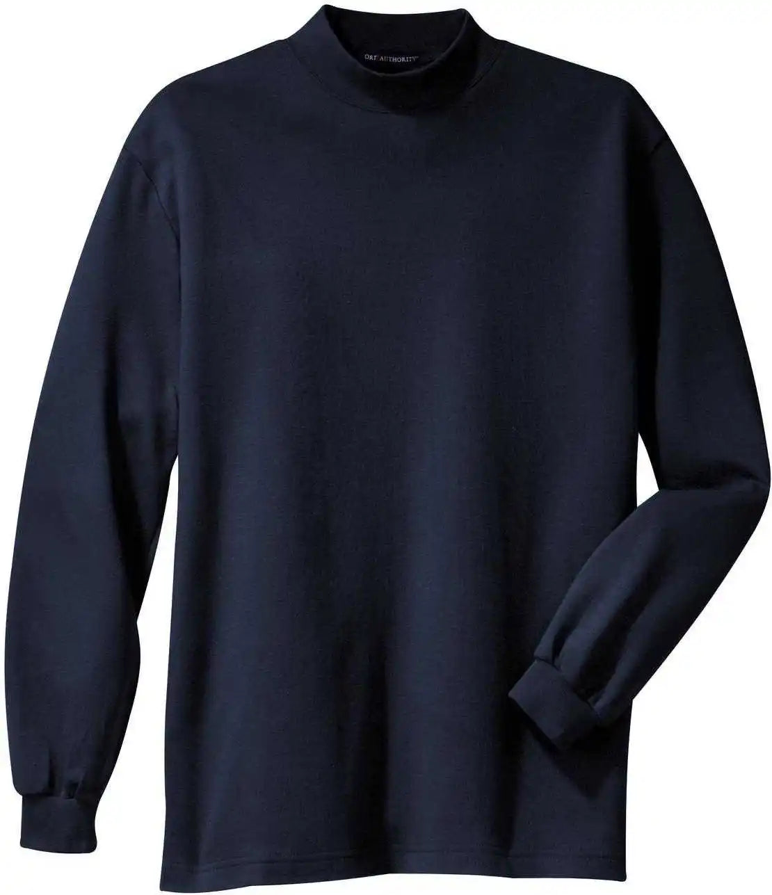 Port Authority K321 Interlock Knit Mock Turtleneck - Navy