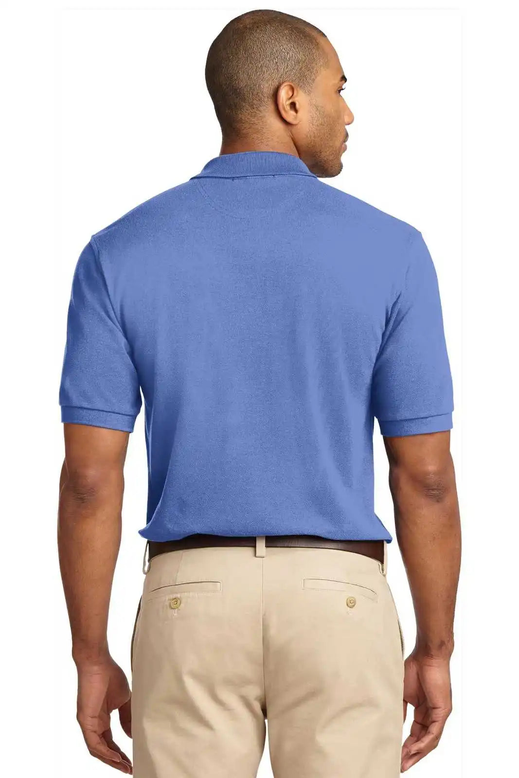 Port Authority K420 Heavyweight Cotton Pique Polo - Blueberry