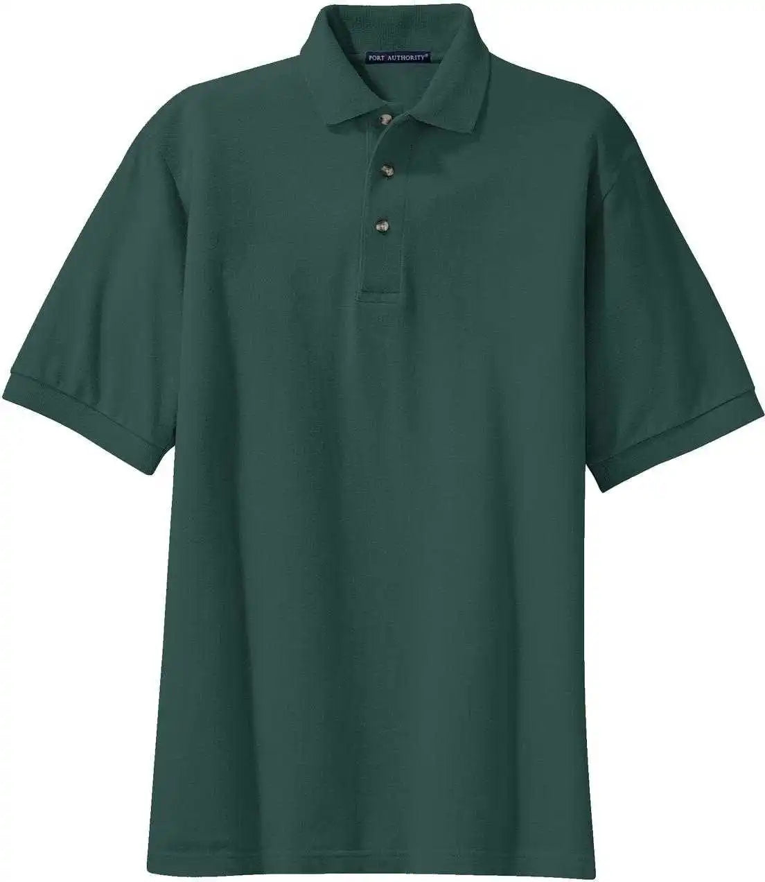 Port Authority K420 Heavyweight Cotton Pique Polo - Dark Green