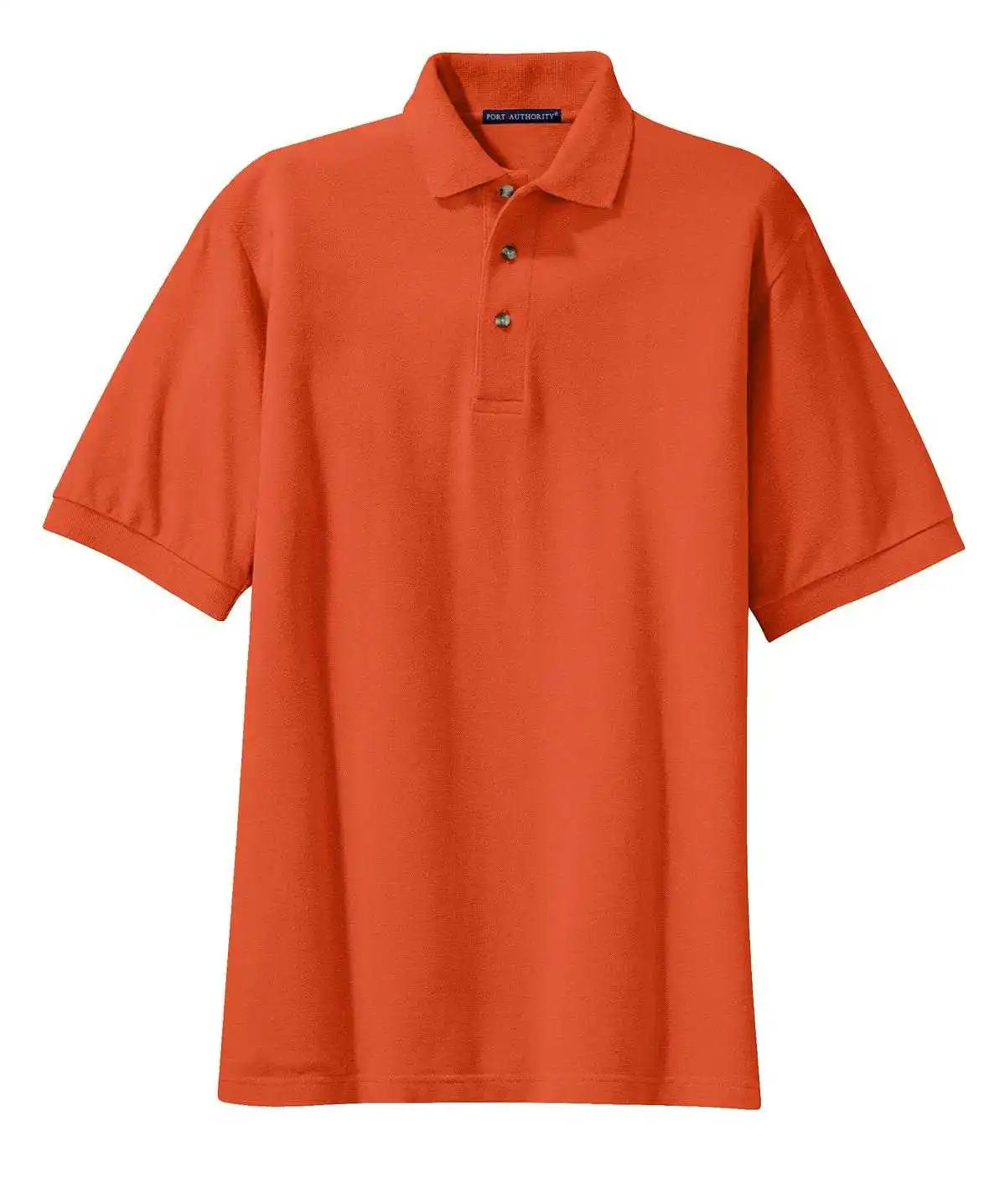 Port Authority K420 Heavyweight Cotton Pique Polo - Orange