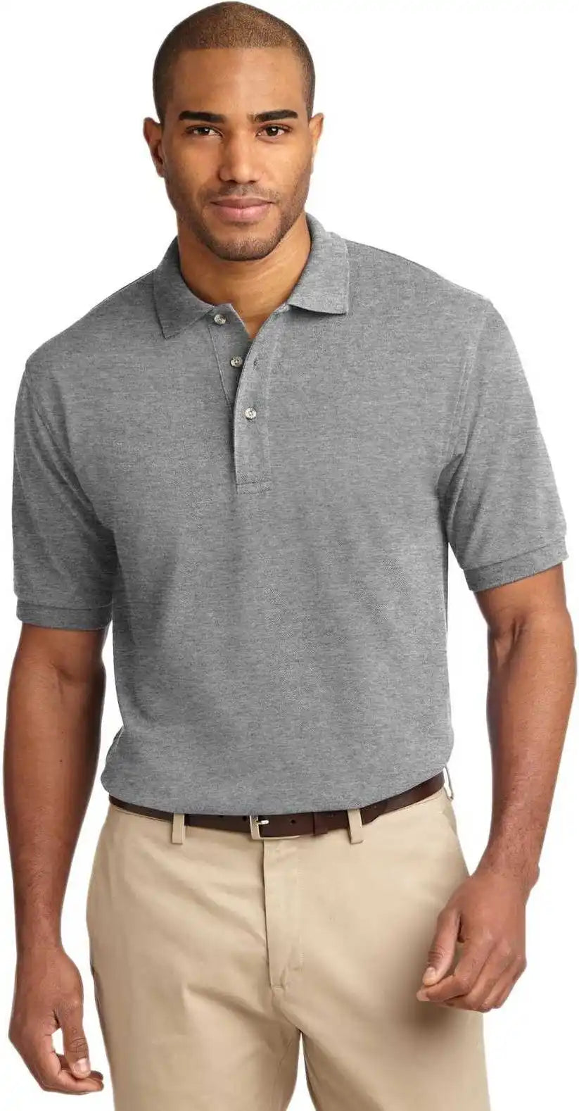 Port Authority K420 Heavyweight Cotton Pique Polo Oxford