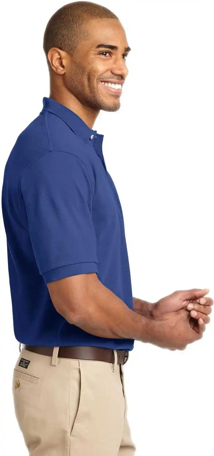 Port Authority K420 Heavyweight Cotton Pique Polo Royal