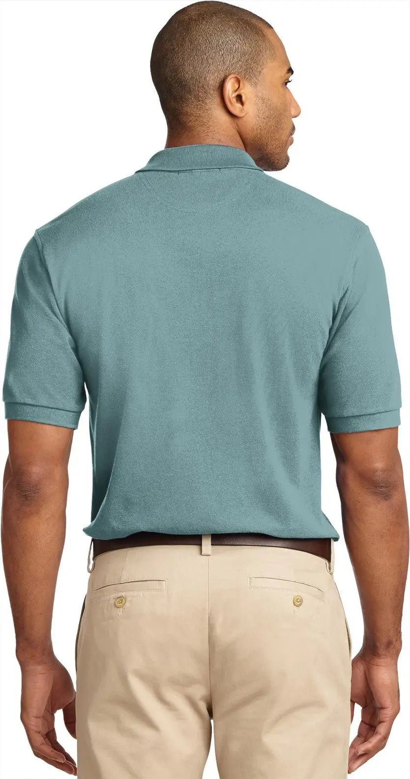 Port Authority K420 Heavyweight Cotton Pique Polo - Seafoam