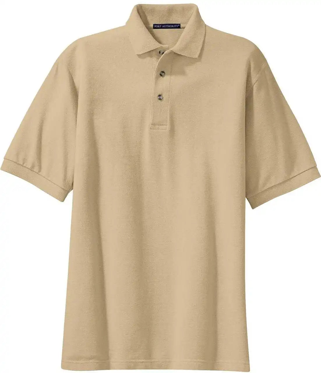 Port Authority K420 Heavyweight Cotton Pique Polo - Stone