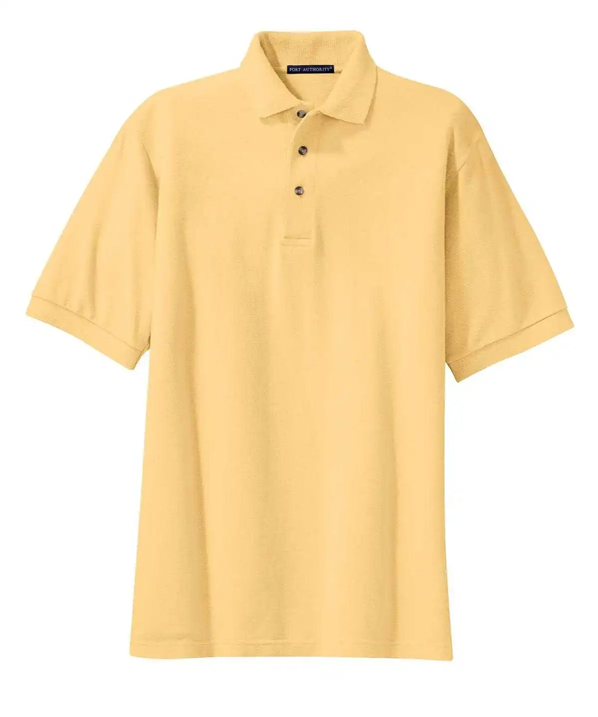 Port Authority K420 Heavyweight Cotton Pique Polo - Yellow