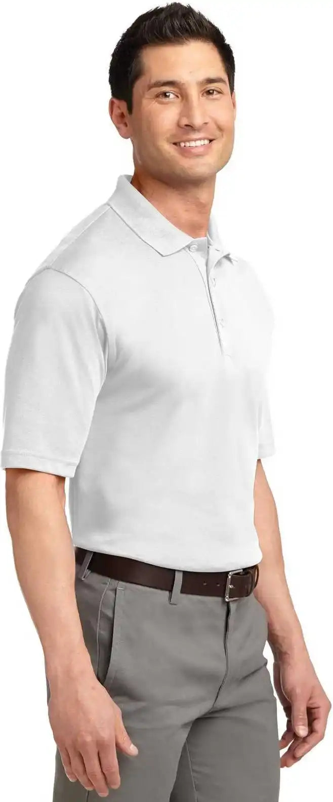Port Authority K455 Rapid Dry Polo White