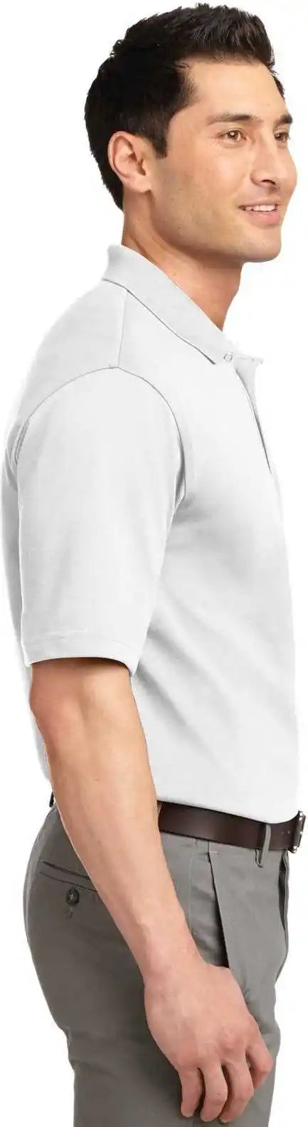 Port Authority K455 Rapid Dry Polo White
