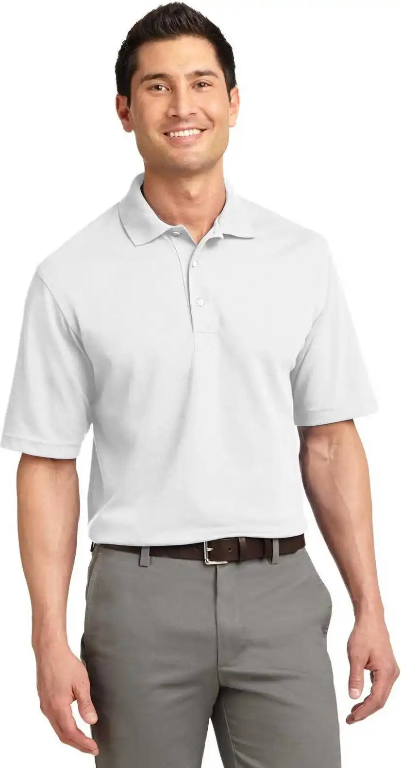 Port Authority K455 Rapid Dry Polo - White