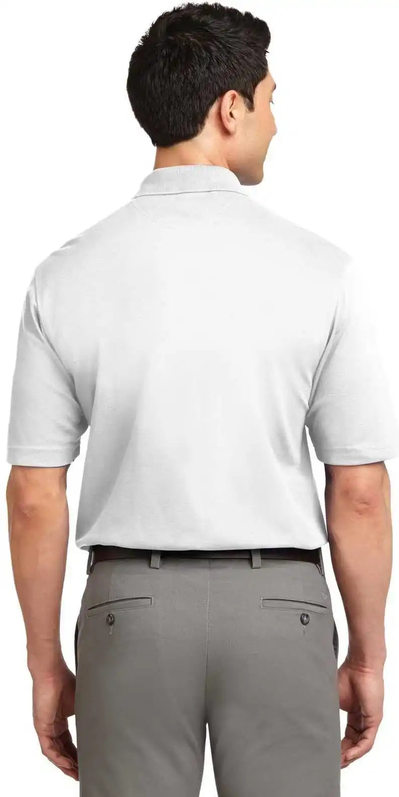 Port Authority K455 Rapid Dry Polo - White