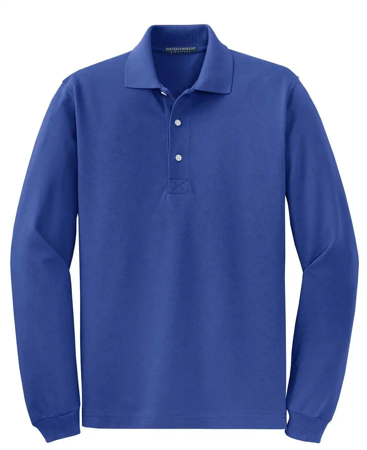 Port Authority K455ls Rapid Dry Long Sleeve Polo - Royal