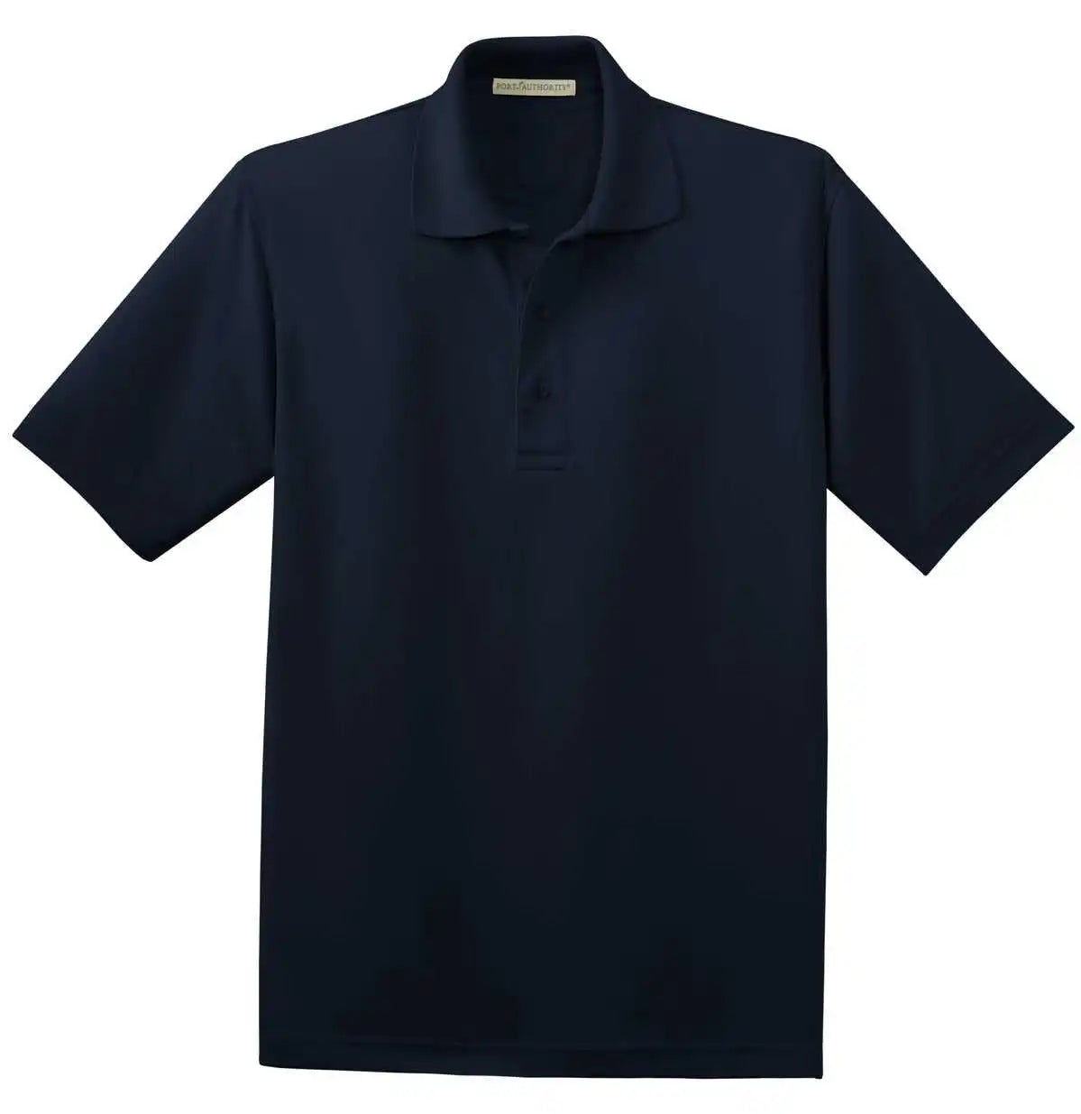 Port Authority K497 Poly-charcoal Blend Pique Polo - Navy