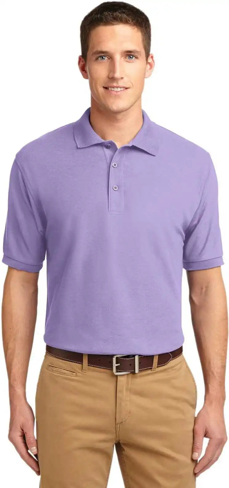 Port Authority K500 Silk Touch Polo Bright Lavender