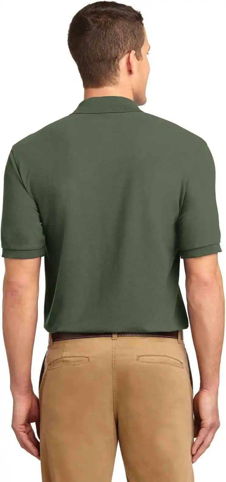 Port Authority K500 Silk Touch Polo Clover Green