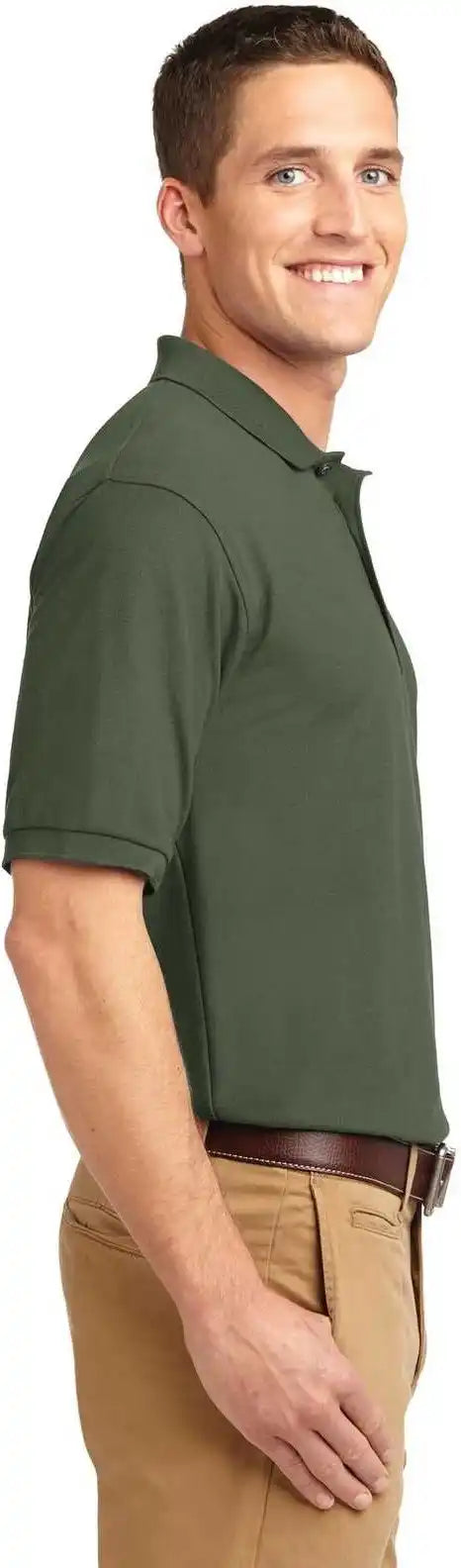 Port Authority K500 Silk Touch Polo Clover Green