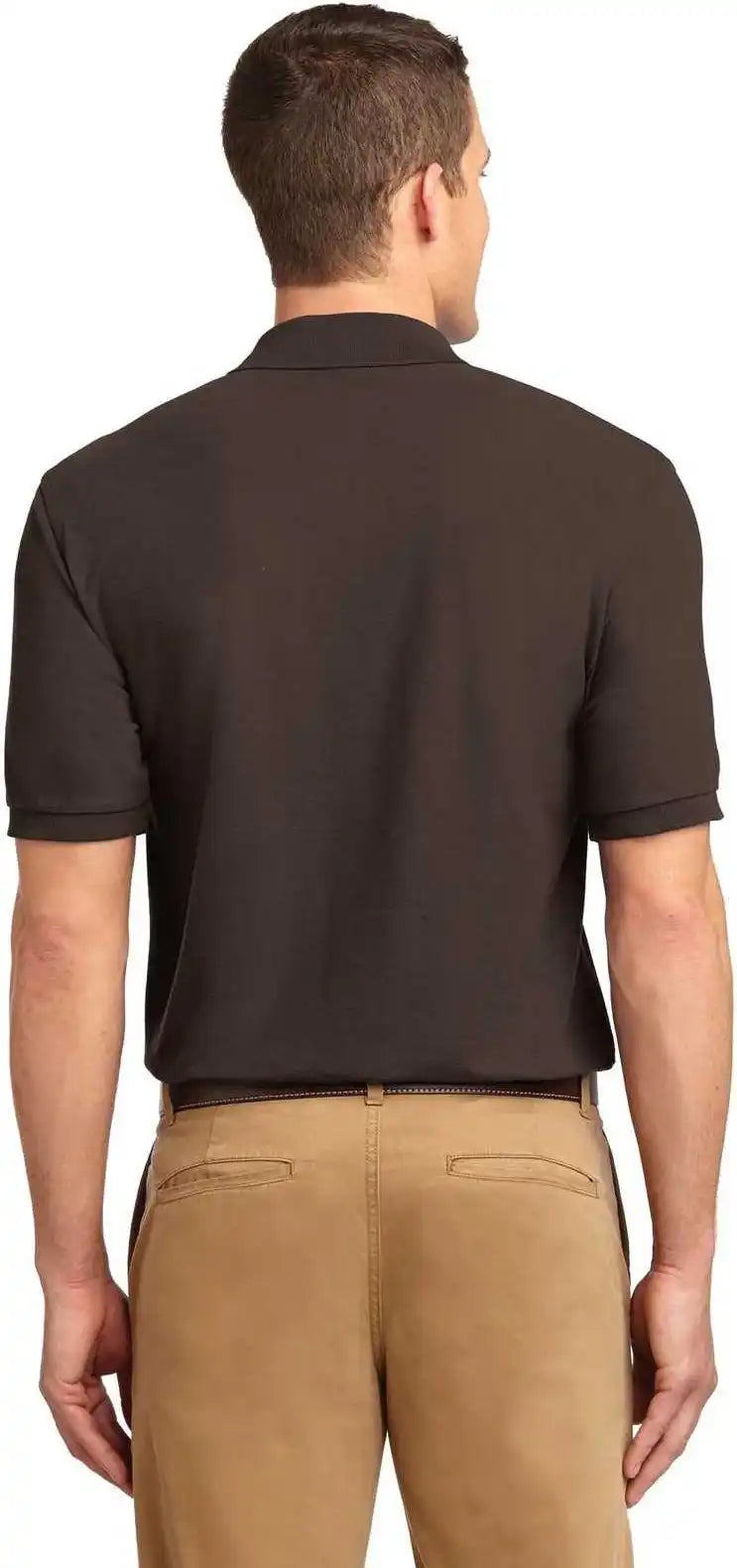 Port Authority K500 Silk Touch Polo - Coffee Bean