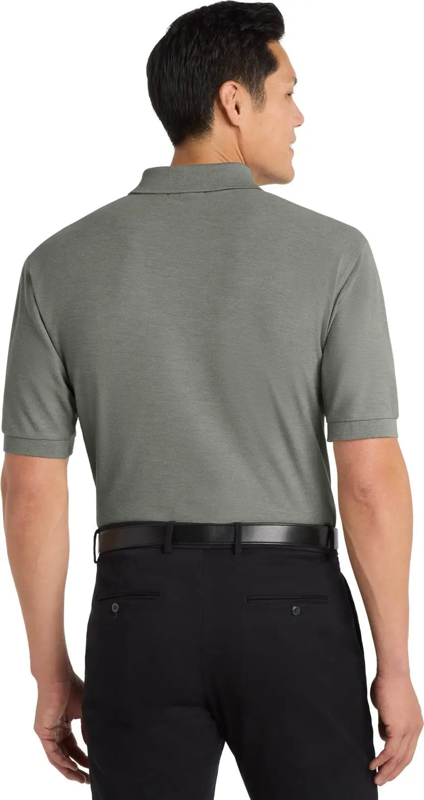 Port Authority K500 Silk Touch Polo - Cool Gray
