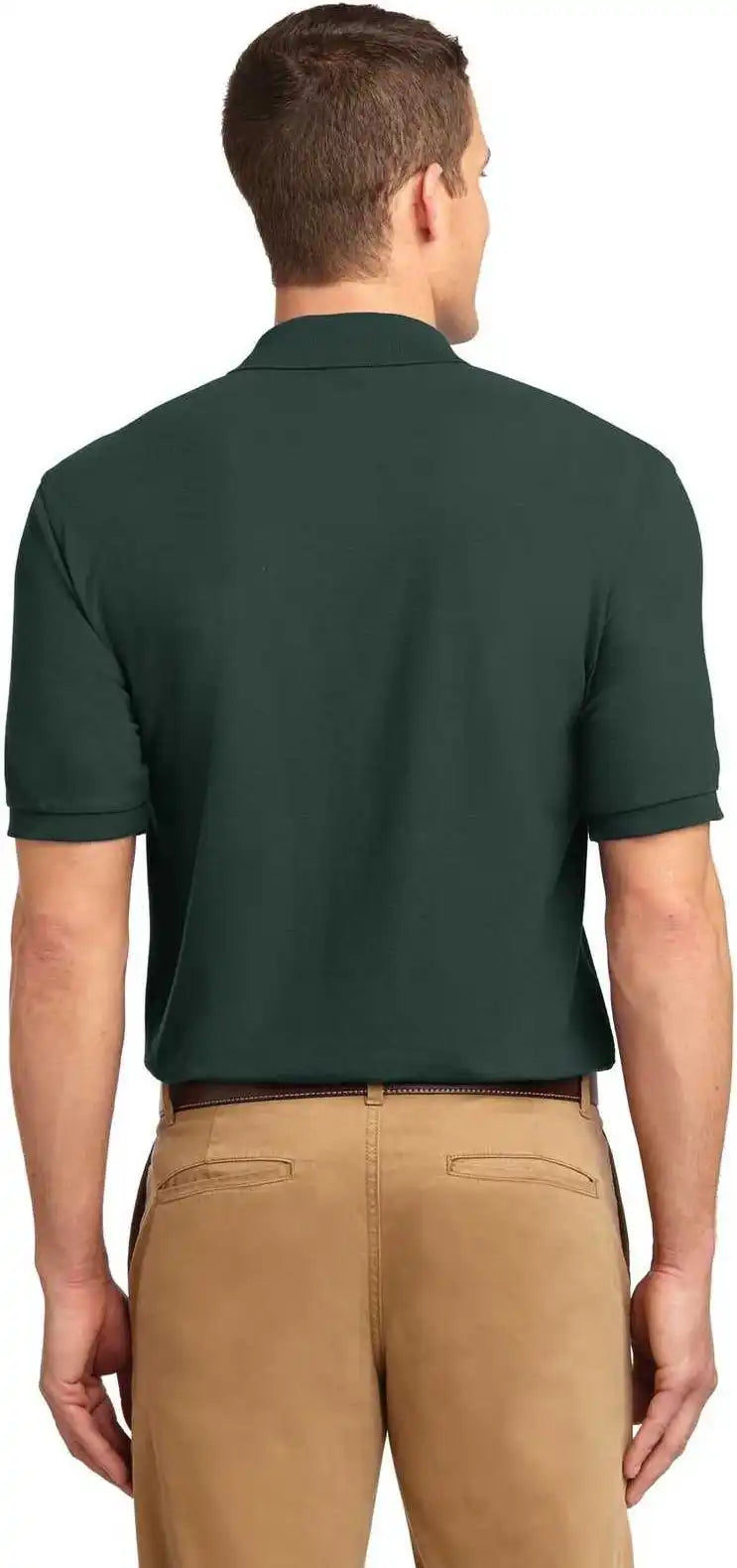 Port Authority K500 Silk Touch Polo Dark Green