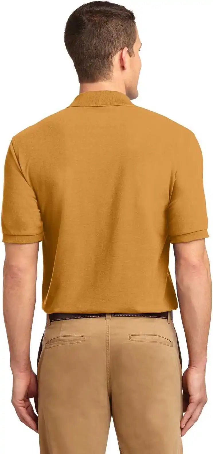 Port Authority K500 Silk Touch Polo - Gold